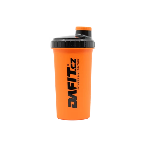 Dafit Šejkr 700 ml oranžovo černá, černé logo