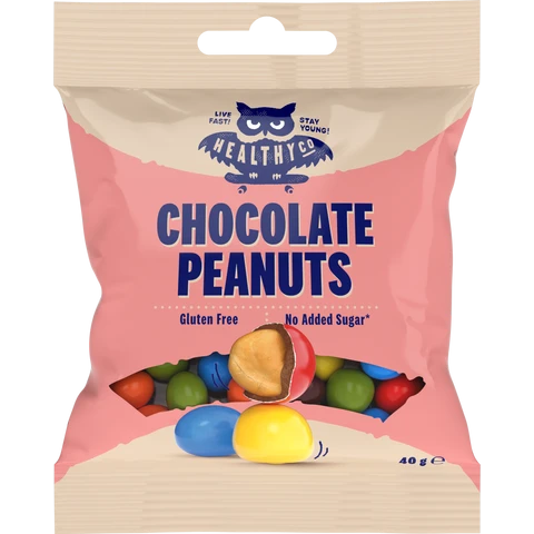 HealthyCo Chocolate Peanuts 40 g