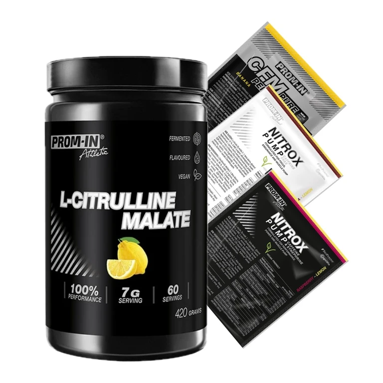 Special Offer Prom-In L-Citrulline Malate 420 g lemon + FREE 3x sample