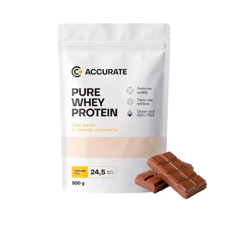 Accurate+ Pure Whey 500 g chocolate