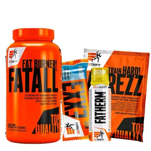 AKCE Extrifit Fatall Fat Burner 130 cps + ZDARMA 3x vzorek