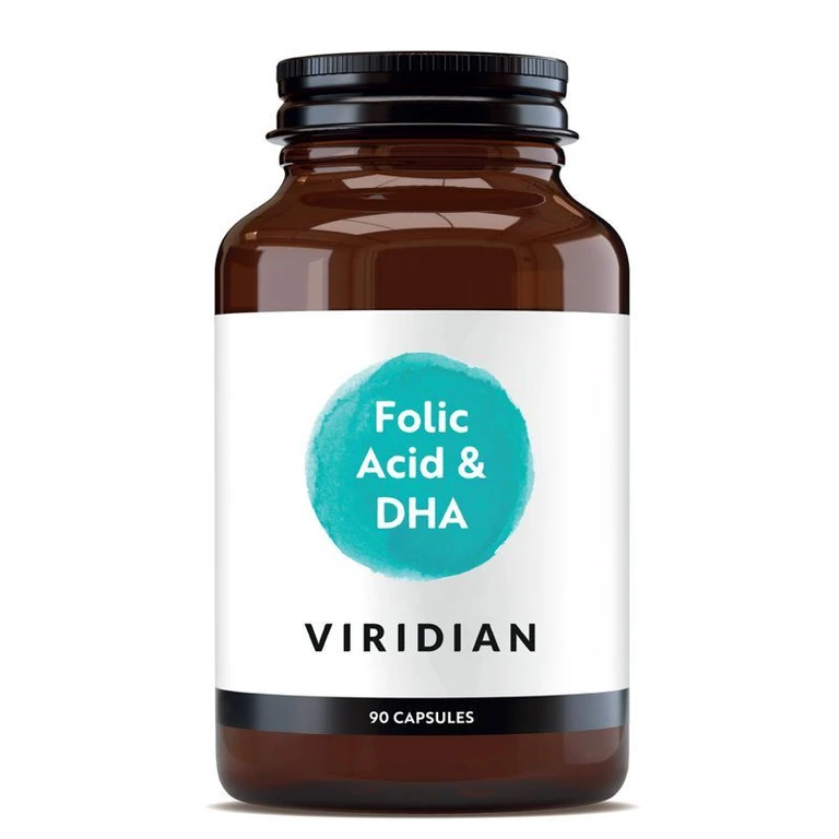 Viridian Folic Acid with DHA 90 cps