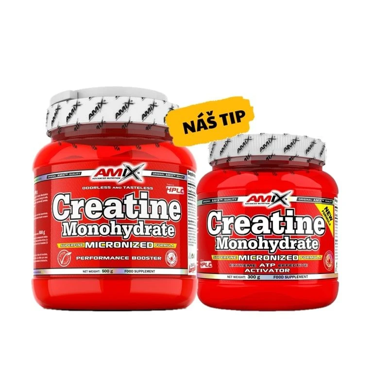 AKCE Amix Creatine monohydrate 500 g + ZDARMA Creatine Monohydrate 300 g