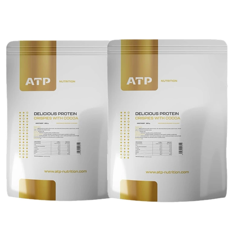 Special Offer 1+1 ATP Nutrition Delicious Protein Crispies With Cocoa 250 g
