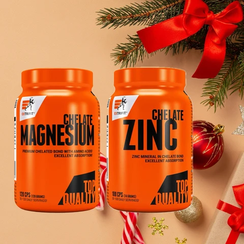 Special Offer Extrifit Magnesium Chelate 120 cps + FREE Zinc Chelate 100 cps
