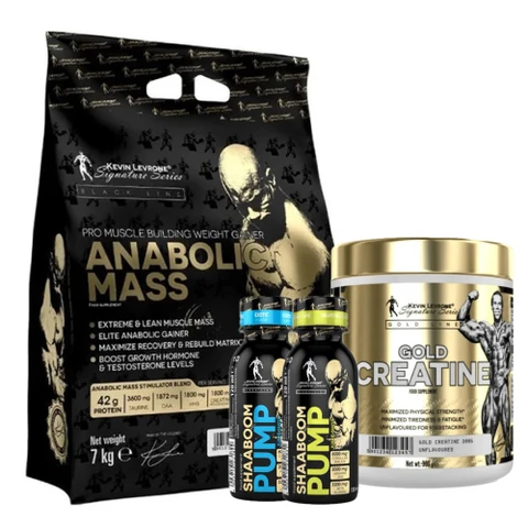 AKCE Kevin Levrone Levrone Mass 7000 g + Gold Creatine 300 g + ZDARMA 2x vzorek
