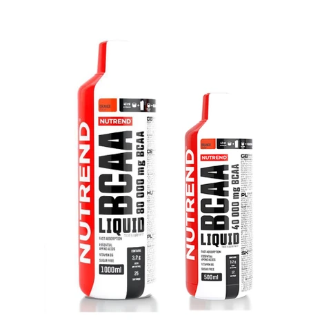 AKCE Nutrend BCAA Liquid 1000ml orange + ZDARMA BCAA Liquid 500ml