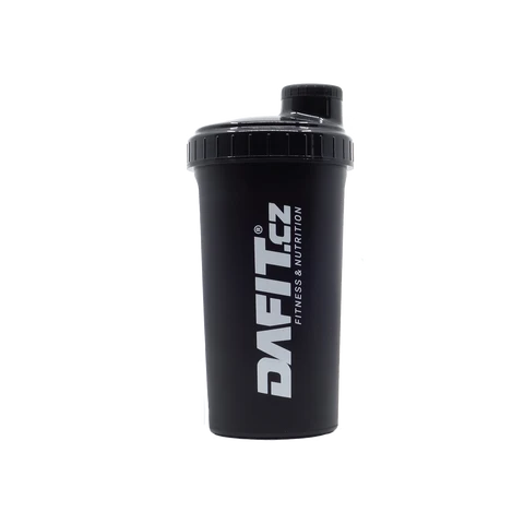 Dafit Šejkr 700 ml černá, bílé logo
