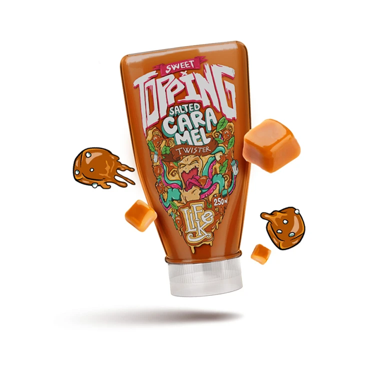LifeLike Sweet Topping Twister 250 g salted caramel