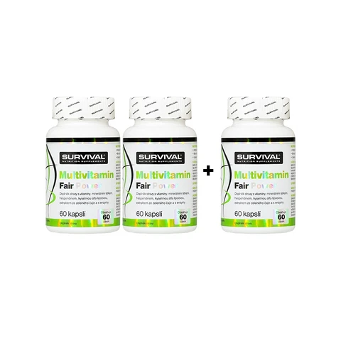 AKCE 2+1 Survival Multivitam Fair Power 60 cps