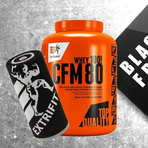 AKCE Extrifit CFM Instant Whey 80 2270 g + ZDARMA Ručník
