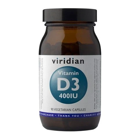 Viridian Vitamin D3 400 IU 90 cps