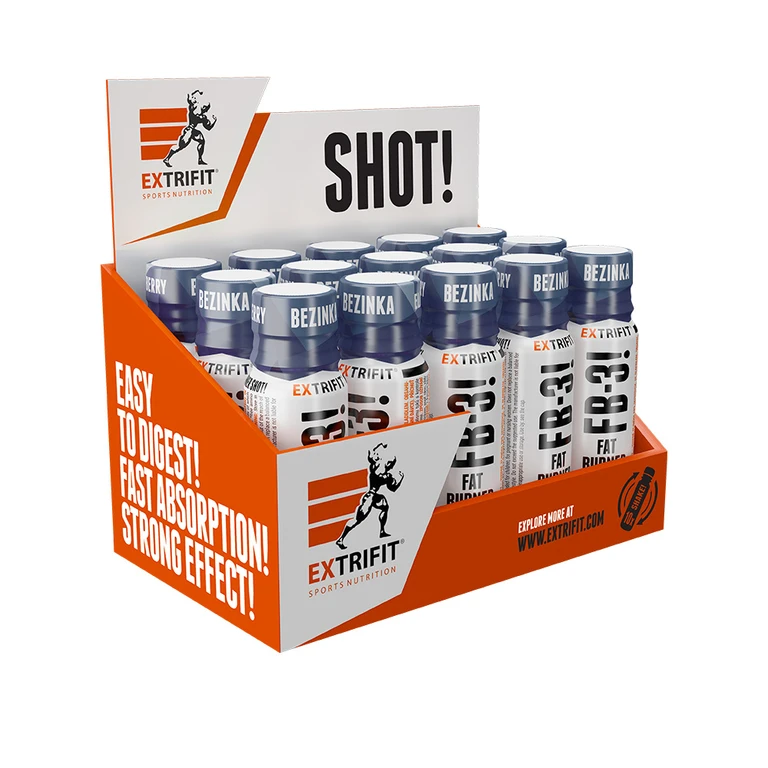 Extrifit FB-3! Fat Burner Shot 15 x 90 ml