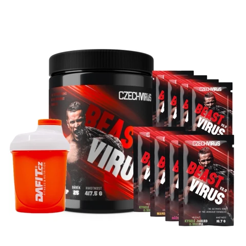 AKCE Czech Virus Beast Virus V2.0 417,5 g + ZDARMA Šejkr + 8x vzorek