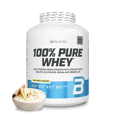 BioTech 100% Pure Whey 2270 g milk rice