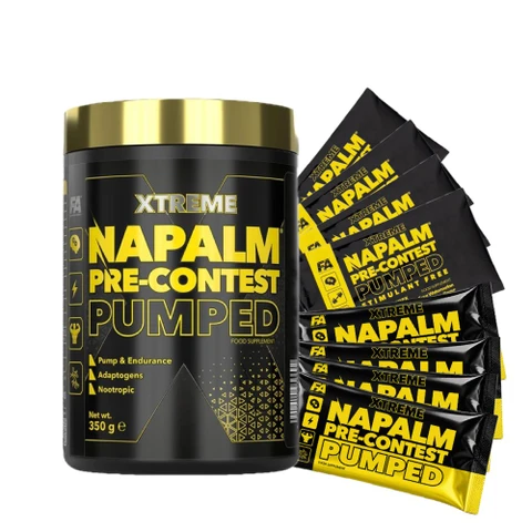 Fitness Authority Napalm Pre-Contest Pumped 350 g + FREE 8x sample