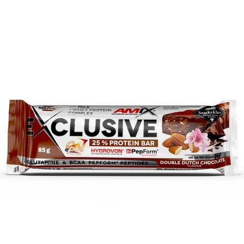 Amix Exclusive Protein Bar 85 g double dutch chocolate
