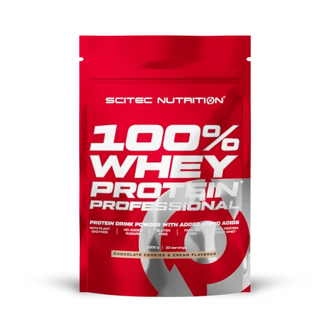 Scitec Nutrition 100% Whey Protein Professional 1000 g chocolate cookies cream