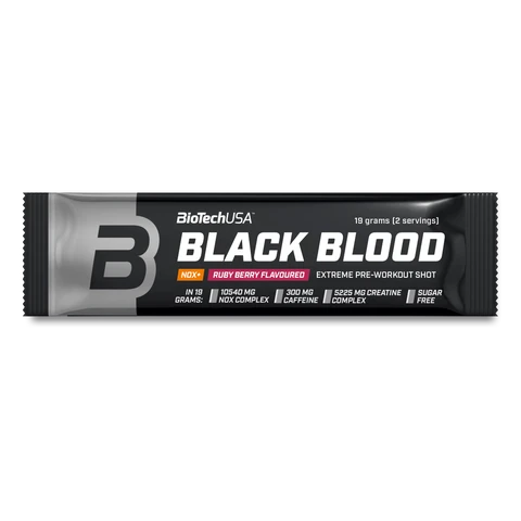 BioTech Black Blood NOX+ 19 g ruby berry