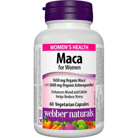 Webber Naturals Maca for Women 60 cps