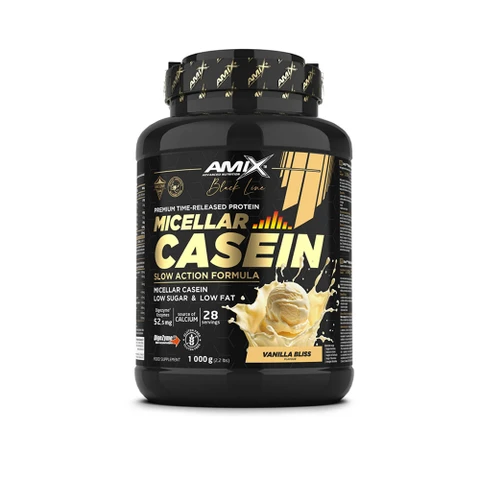 Amix Black Line Micellar Casein 1000 g vanilla bliss