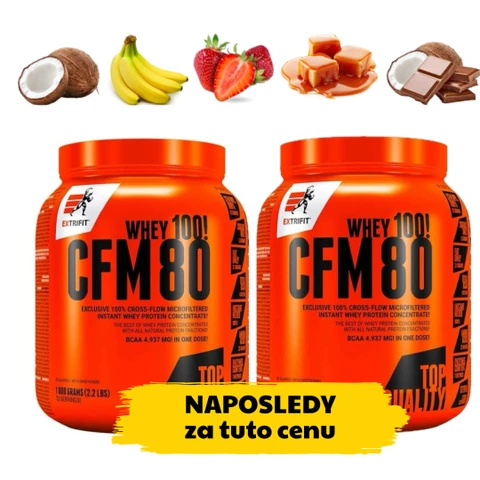 AKCE 1+1 Extrifit CFM Instant Whey 80 1000 g