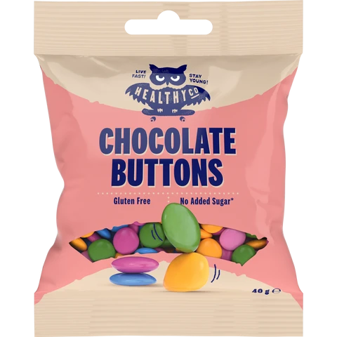 HealthyCo Chocolate Buttons 40 g