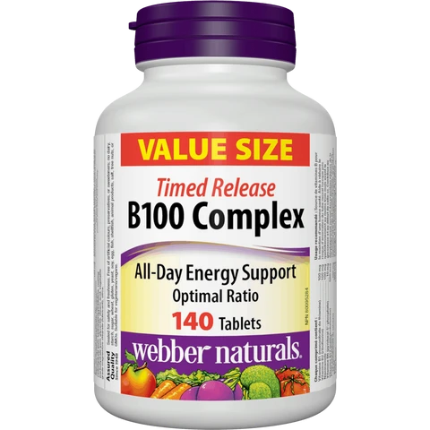 Webber Naturals B100 Complex 140 tbl