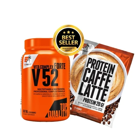 AKCE Extrifit V 52 Vita Complex Forte 60 tbl + ZDARMA Caffe Latte 31 g