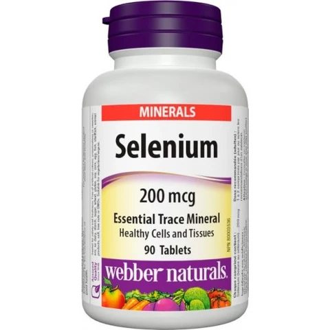 Webber Naturals Selenium 200 mcg 90 tbl