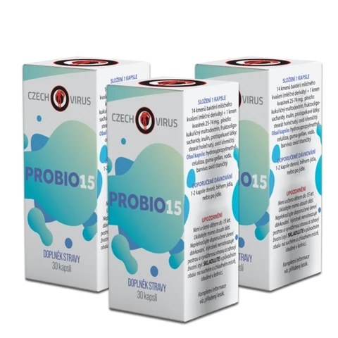 Czech Virus Probio 15 30 cps 2+1 ZDARMA