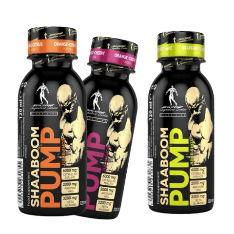 Special Offer 2+1 Kevin Levrone Shaaboom Pump Juice Shot 120 ml