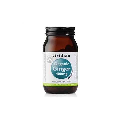 Viridian Organic Ginger 400 mg 90 cps (Zázvor)