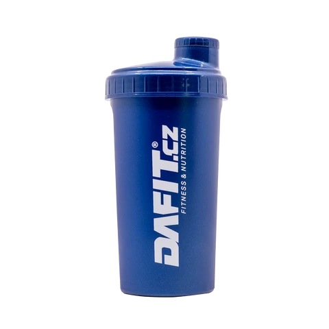 Šejkr Dafit 700 ml navy modrá, bílé logo