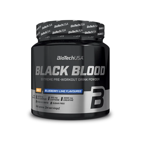 BioTech Black Blood NOX+ 340 g blueberry lime