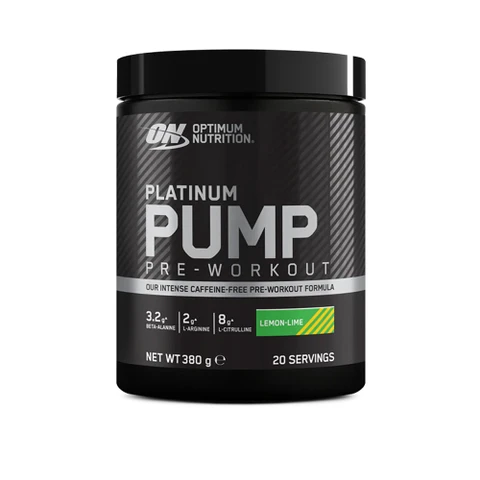 Optimum Nutrition Platinum Pump Pre Workout 380 g lemon lime
