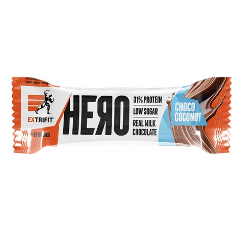 Extrifit Hero Protein Bar 31% 65 g choco coconut