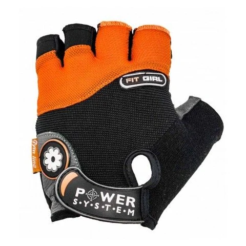 Gloves Fit Girl black orange