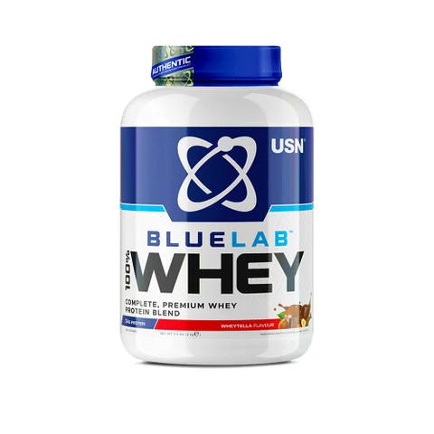 USN BlueLab 100% Whey Protein Premium 2000 g lískový oříšek (wheytella)