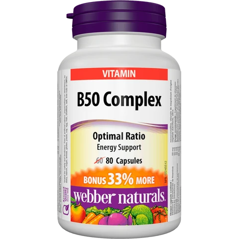 Webber Naturals B50 Complex 80 cps