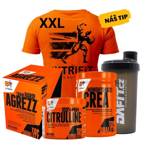 Červencové napumpování - ZDARMA triko XXL + šejkr