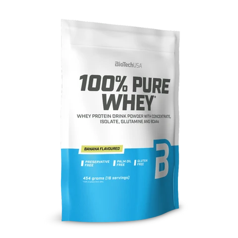 BioTech 100% Pure Whey 454 g banana
