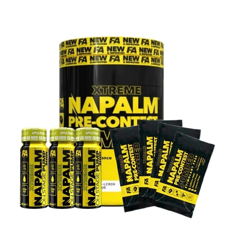 AKCE FA Napalm Pre-Contest Pumped 350 g + ZDARMA 7x vzorek