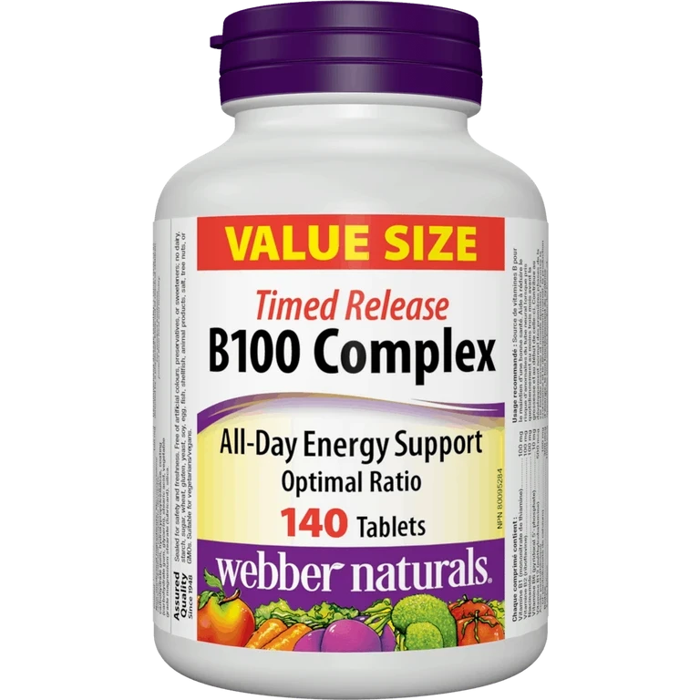 Webber Naturals B100 Complex 140 tbl