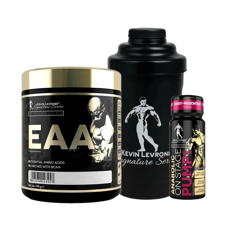 Special Offer Kevin Levrone EAA 195 g + FREE Shaker 500 ml + 1x Shot 60 ml