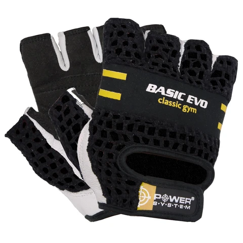 Gloves Basic Evo black and yellow
