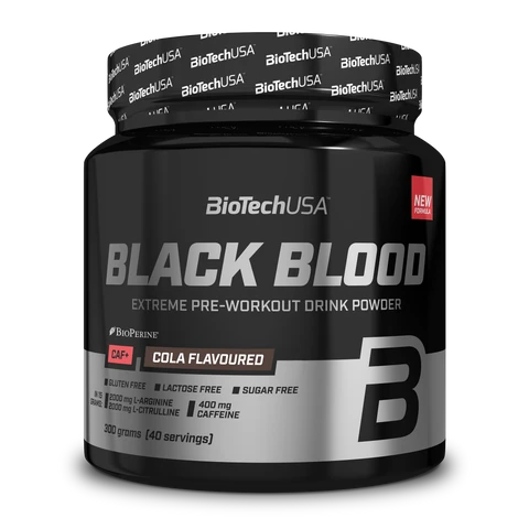 BioTech Black Blood CAF+ 300 g cola