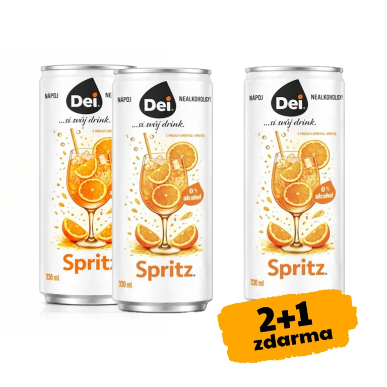 Special Offer 2+1 FREE Dei Non-alcoholic Sparkling Drink 330 ml spritz