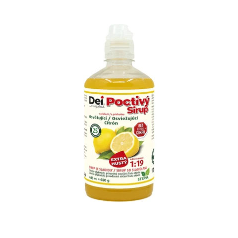 DeiSirup Poctivý Sirup 485 ml citron