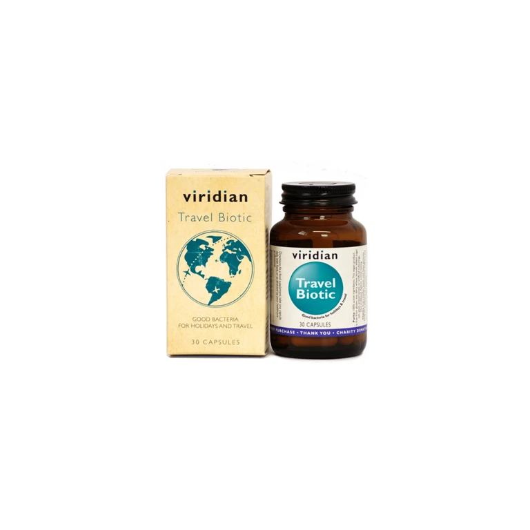 Viridian Travel Biotic 30 cps (Cestovní probiotika)